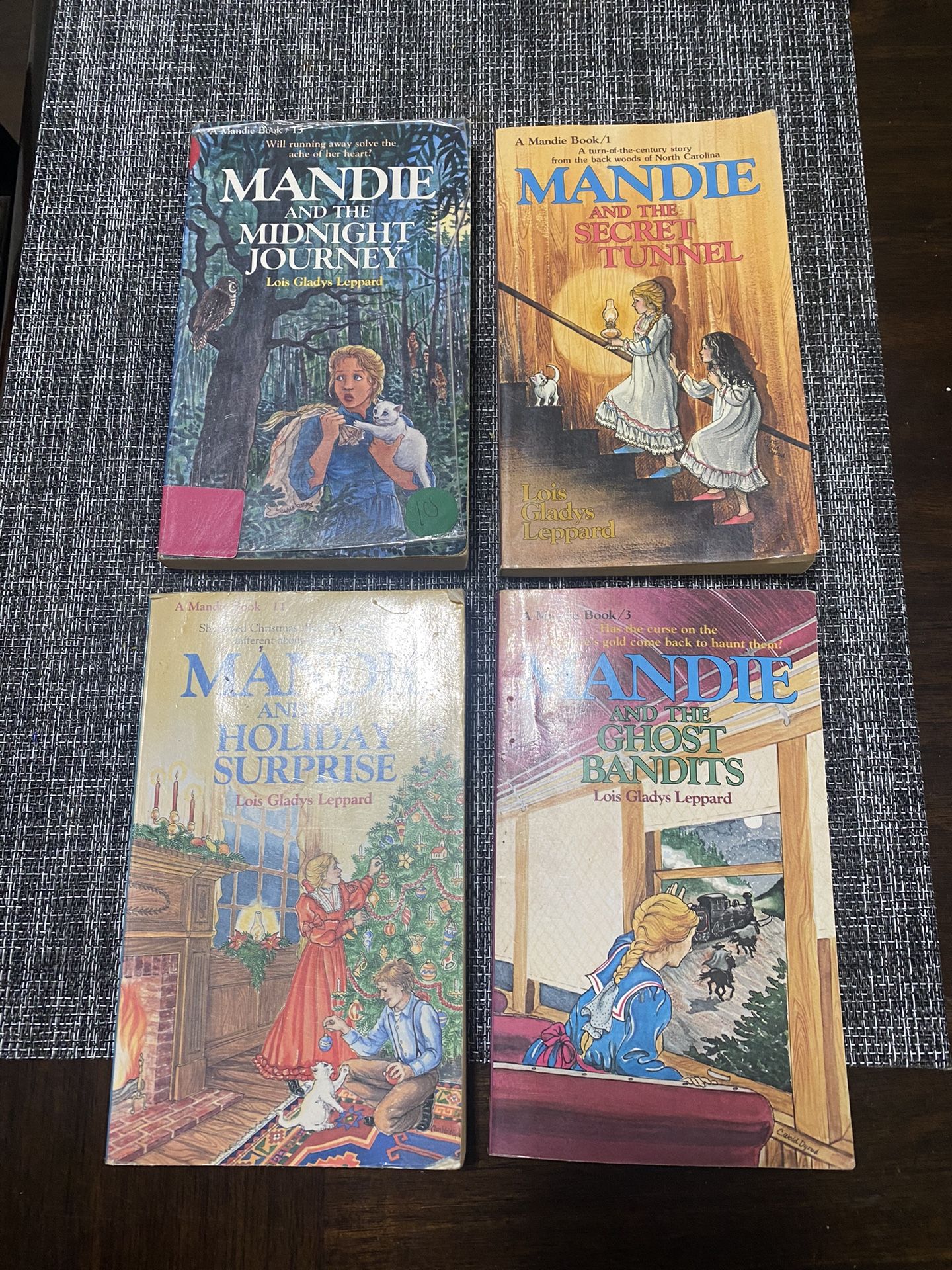 Lot Of 4 Pre Teen Chapter Books Mandy And The Midnight Journey Lois Gladys Leppard