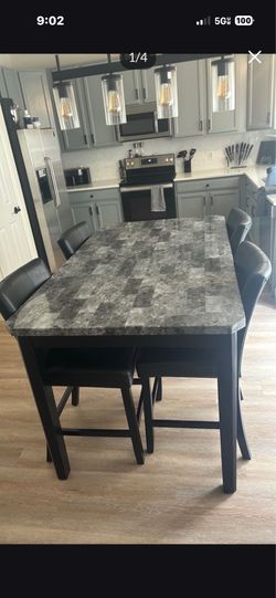 Dinning table 4 chairs