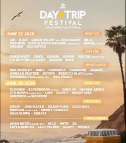 DAY TRIP FESTIVAL LONG BEACH  SATURDAY $250