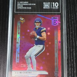 J J Mccarthy elite 239 /299 aspirations
