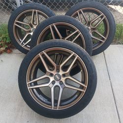 VENDO RINES PARA HONDA ACORD CRV CAMRY MUSTANG SUBARU NISAN SIZE 18X9.5  5X114.3 