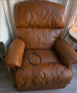 Real Leather Recliner Rocking Chair Need Gone Lower Price Again