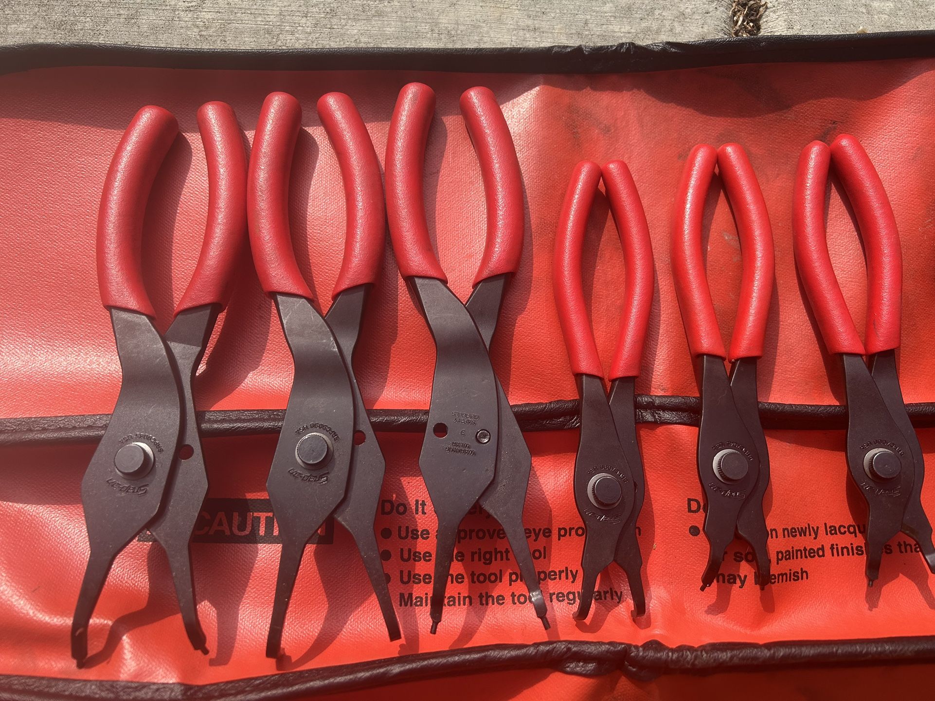 SnapOn Blue Point 10pc. Snap Ring Pliers for Sale in Portland, OR
