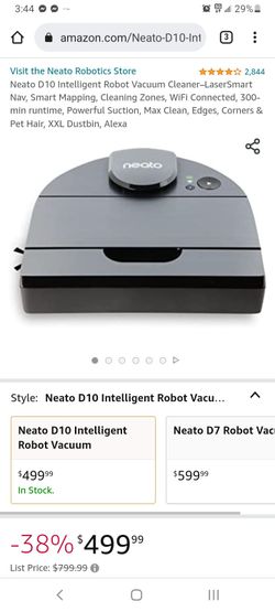 Neato D10 Intelligent Robot Vacuum 