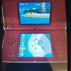 Nintendo DS Handheld Console Mario Edition With Carrying Case,Power Adapter,Headphones, Stylus.
