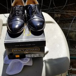 Stacy Adam's Prowlers Leather Lace Up Dress Shoes