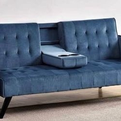 Blue Futon