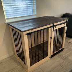 XXL Custom Design Farmhouse Dog Cage 