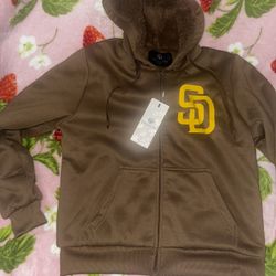 Padres Hoodie Zip Up 