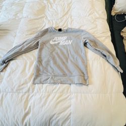 Grey Nike Jump Man Sweatshirt