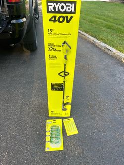 Ryobi 40V 15" String Trimmer Kit with Accessories