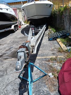 40 Ft Boat Trailer Aluminum Triple Axle Heavy Duty Load Master