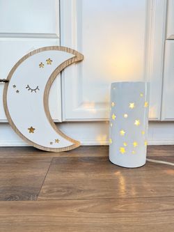 Moon accent bedroom/nursery decor & mirrors