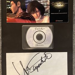 Autographed Shenmu Press Kit E3 2001