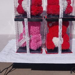 Large Artificial Flowers Rose Bear 