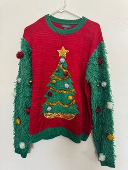 33 Degrees Christmas Tree Ugly Sweater Size XL