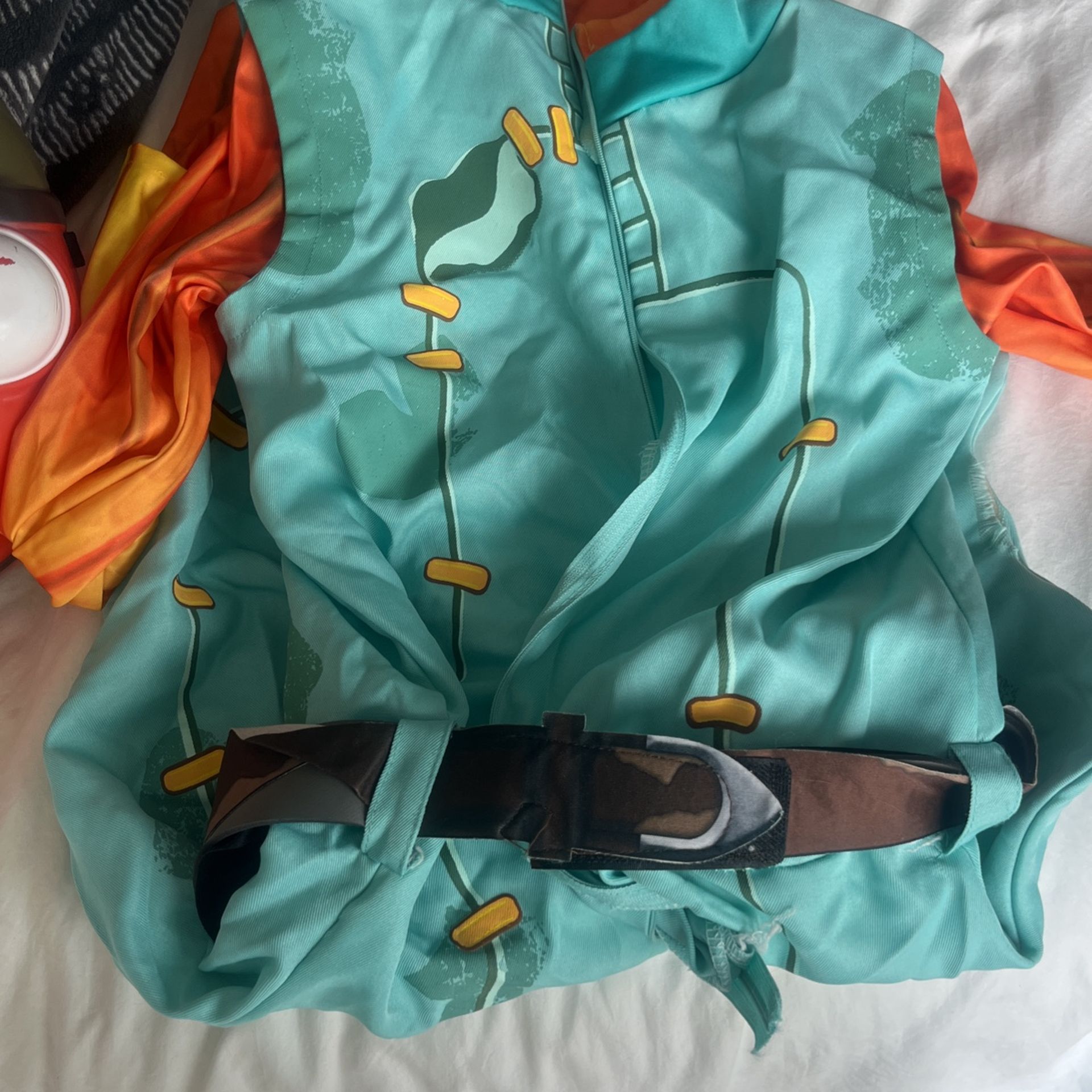 Fishy Fortnite Costume-Youth 10/12