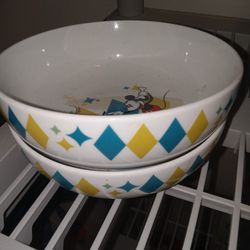 Vintage Porcelain Disney Bowls
