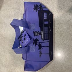 Trader Joe's Valentines Day Mini Insulated Tote Bag Lavender