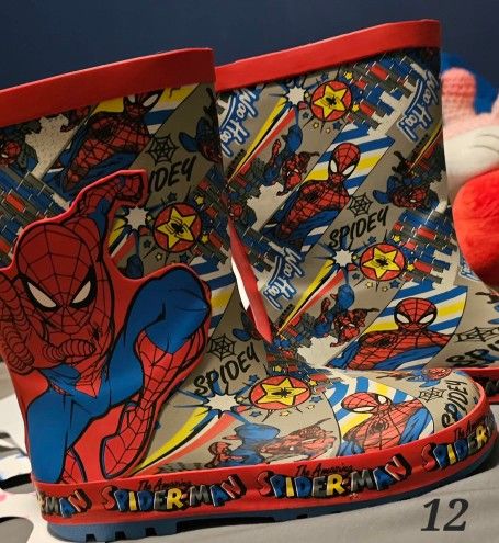 Size 12 Spiderman Rain Boot