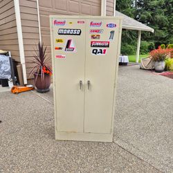 Metal Storage Cabinet: 72H-36W-18D