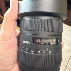 Sigma 12-24 mm canon EF or R with adapter