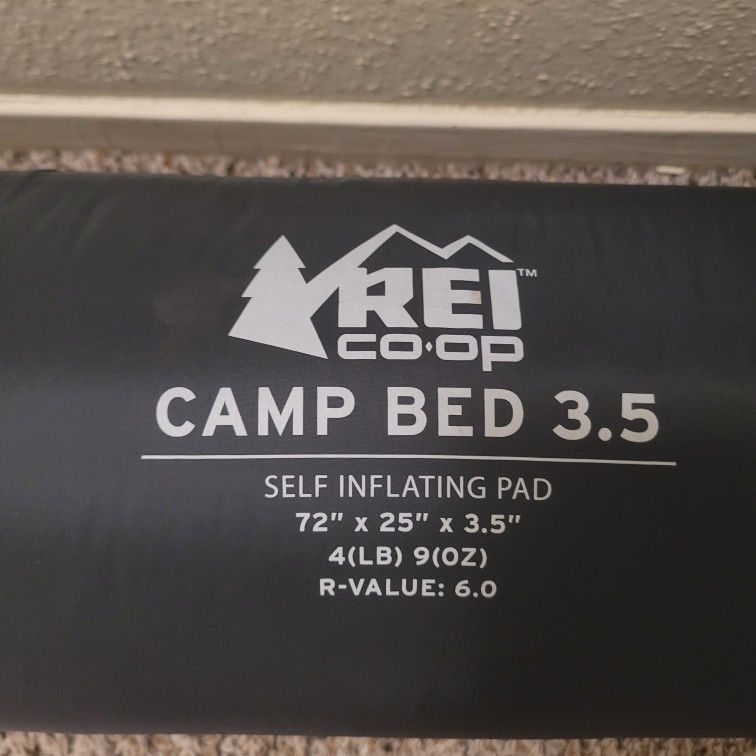 REI Bed 3.5 Self Inflating Pad 72"x25"x3.5" for Sale in Houston, TX