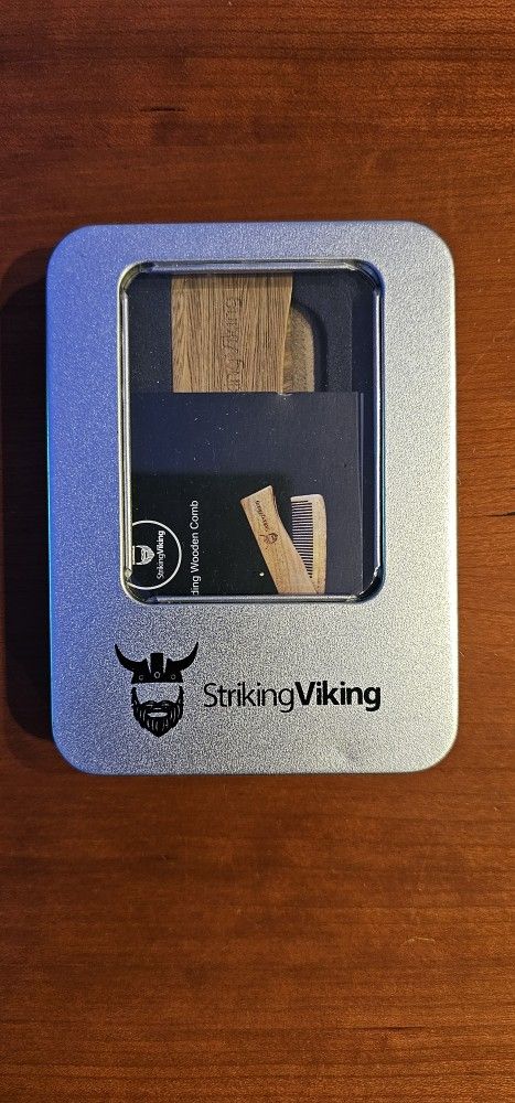 New Striking Viking Folding Wooden Comb
