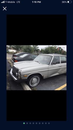 1975 Mercedes 280 - Needs Work- Starts-can’t Drive It