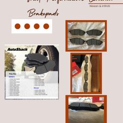Front Performance, Ceramic Brake Pad, Set Driver And Passenger Side
