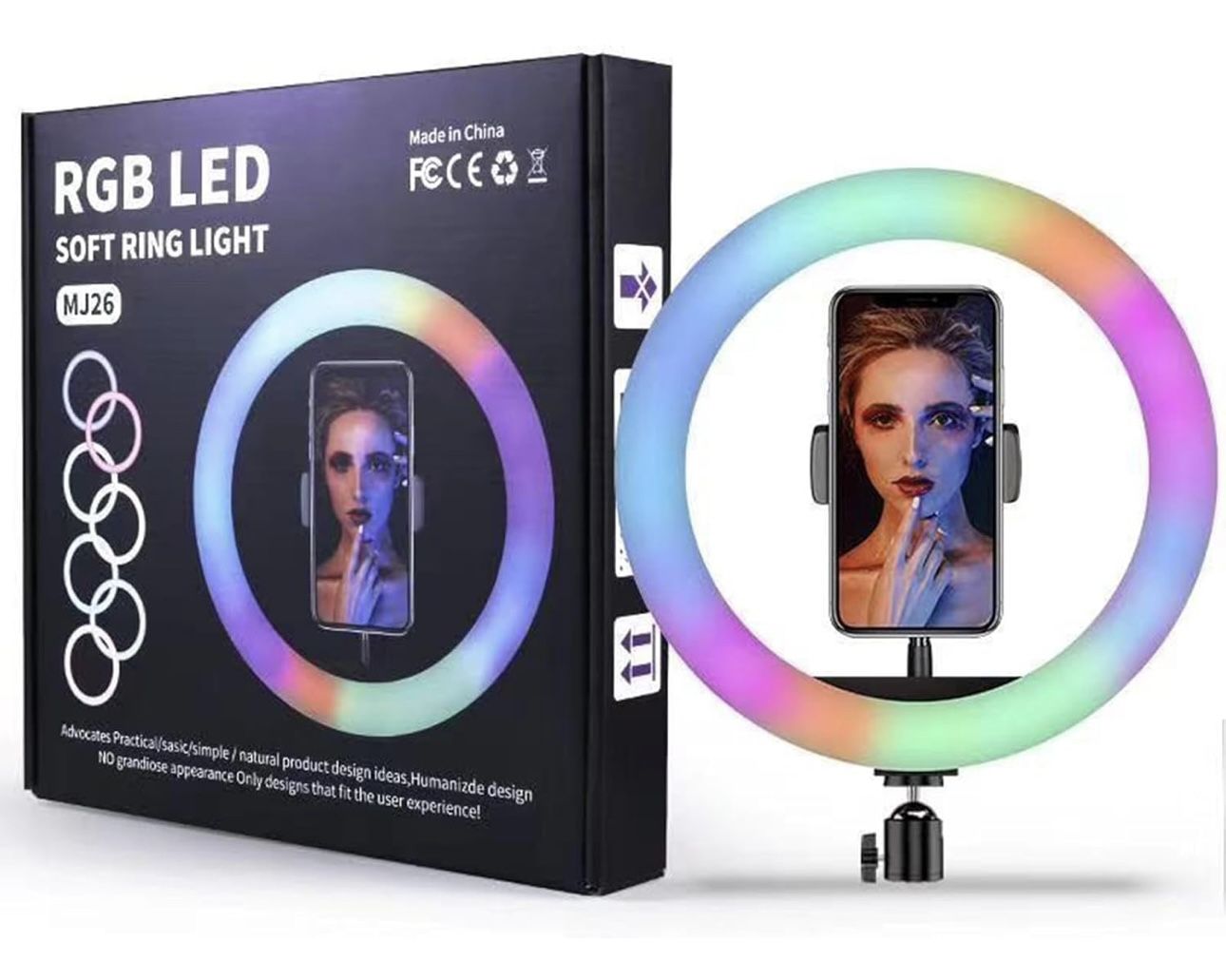 RGB LED Soft Ring Light MJ30