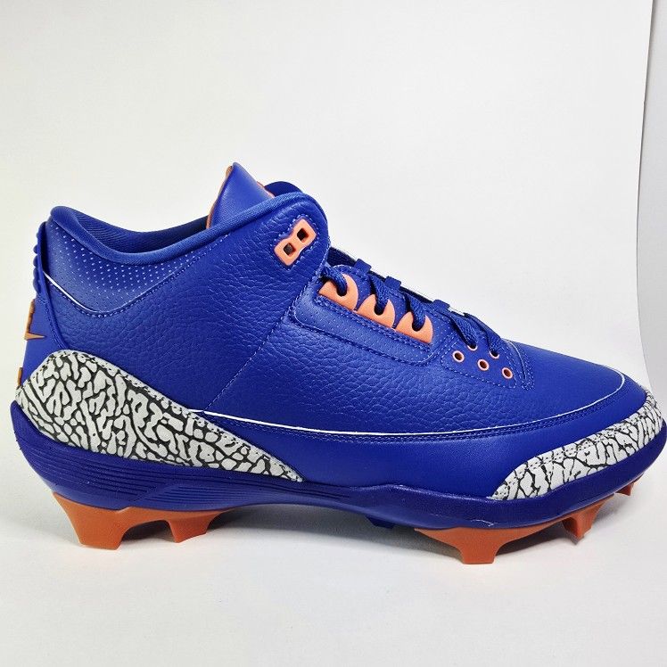 Size 13 - Nike Jordan 3 Force Savage PE Florida Gators Football Cleats