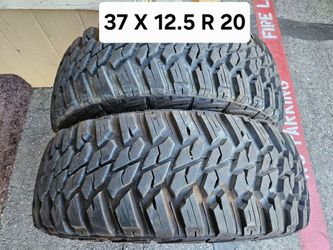 37 X 12.5 R 20 LT (2) TIRES KANATI MT