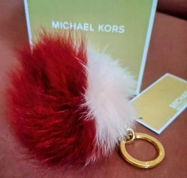 MICHAEL KORS   FAUX Fur Pom-Pom Bag charm