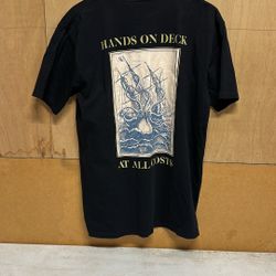 Hands-On Deck, Fishing T-Shirt, Size Large