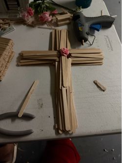 Cross hand made