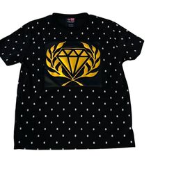 Phat Farm Sz L (14/16) Boys Graphic Tee Shirt Black & White