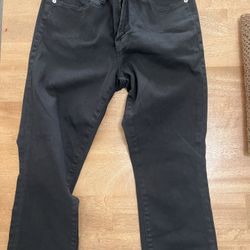 Good American Black Stretch Jeans Size 8/29