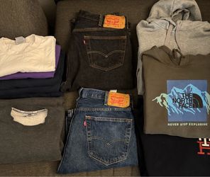 5 Shirts 2 jeans 4 sweaters