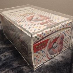 Factory Sealed Pokemon 151 Booster Bundle Case With Acrylic Protector