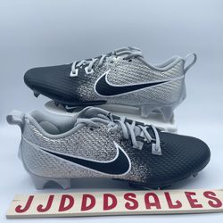 Nike Vapor Edge Speed 360 2 Metallic Silver Black Cleats DA5455-003 Men Sizes 