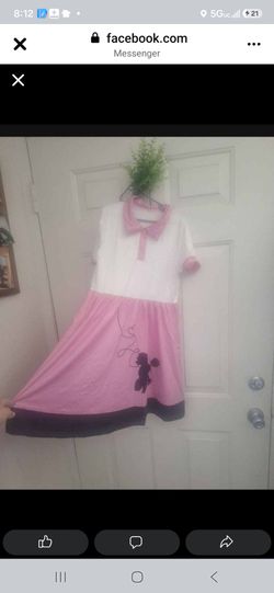 Poodle vintage little girl costume new