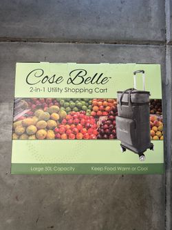 2-in-1 Utility Shopping Cart