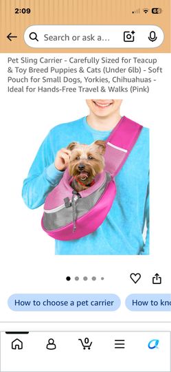 Small Sling Pet Carrier