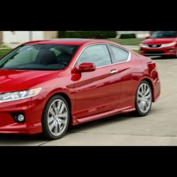 2013 Honda Accord Coupe OEM Sideskirts (Painted Black) (BRAND NEW, Never Installed)