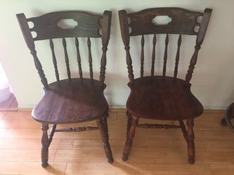Antique chair set of 2