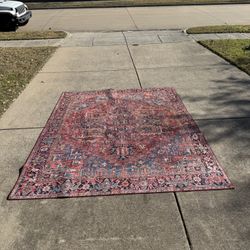 Area Rug With Bohemian Print 11x9 Feet
