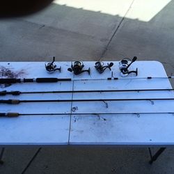 Fishing rods and reels