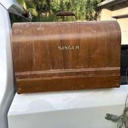 Singer, AK387812, Brown Box, Black Machine