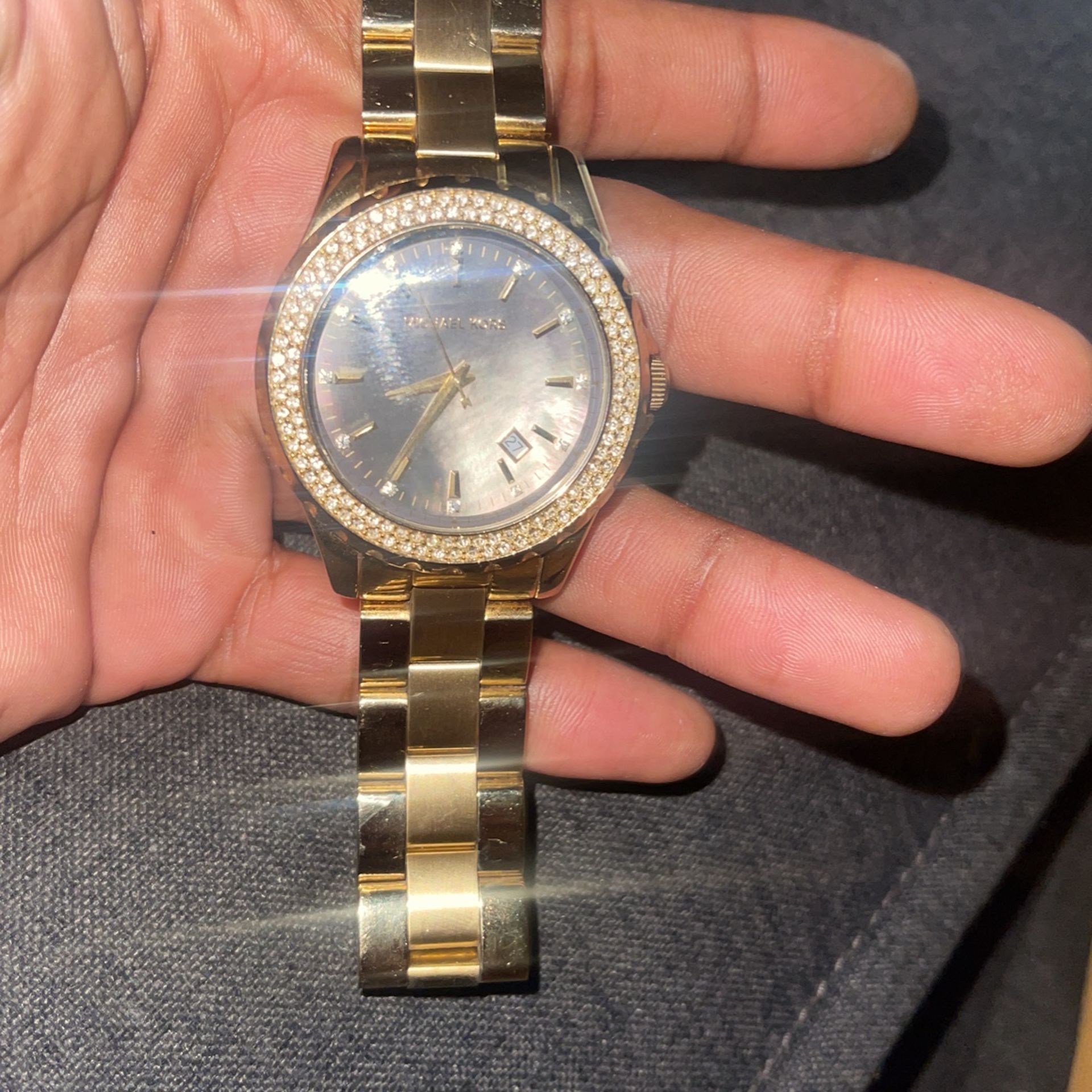Gold Mk Watch 
